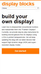 Mobile Screenshot of displayblocks.org